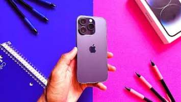 iPhone 14 Pro DEEP PURPLE Unboxing And Setup!