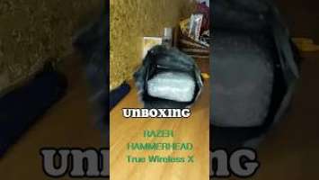 Unboxing of my RAZER HAMMERHEAD TRUE WIRELESS X #razer #unboxing #gamer #gamingaccessories #gaming