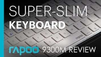 Ultra-slim, Metal Windows Keyboard & Mouse - Rapoo 9300M