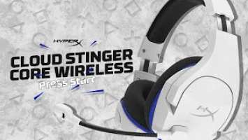 Press Start con HyperX Cloud Stinger Core Wireless