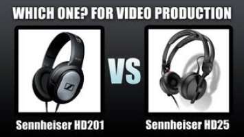 Sennheiser HD 25-1 II & Sennheiser HD201 | Video production Headphones