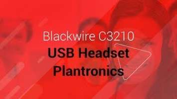 Blackwire C3210 USB Headset Plantronics -- na LojaMundi.com.br