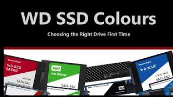 Choosing Between WD Green, Blue, Red and Black SSD