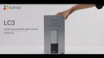 EZVIZ LC3 Smart Security Wall Light Camera | Unboxing