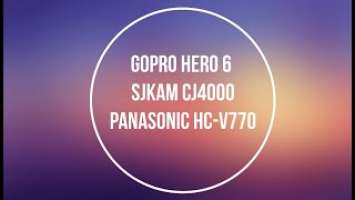 SjCam SJ4000, GoPro Hero 6 BLACK, Panasonic HC v770  Сравнение  Обзор  Камера для рыбалки  1