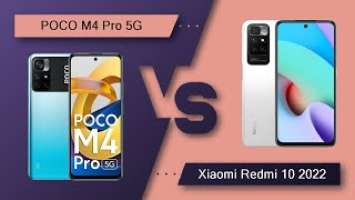 POCO M4 Pro 5G Vs Xiaomi Redmi 10 2022 - Full Comparison [Full Specifications]