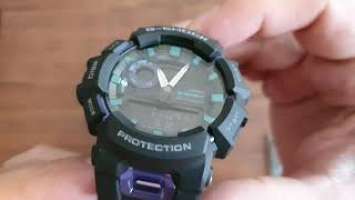 Casio G-Shock, G-Squad, Bluetooth link, Step tracker sports watch GBA-900-1A6ER, UNBOXING,4K