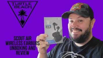 Turtle Beach Scout Air Wireless Earbuds Unboxing