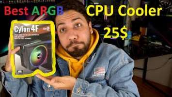 Best 25$ ARGB CPU Cooler AeroCool Cylon 4F Unboxing and Overview