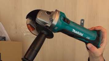 Unboxing Makita DGA452Z 18 V LXT Li ion Body Only Cordless Angle Grinder - Bob The Tool Man