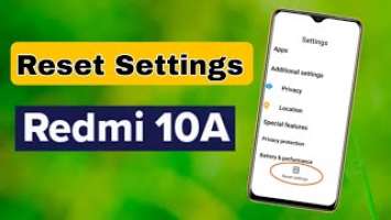 Redmi 10A Hard Reset kaise kare, How to Hard Reset Redmi 10A  Redmi 10a Factory Reset Reset Settings