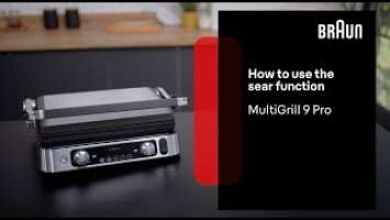 MultiGrill 9 Pro | How to Use the Sear Function