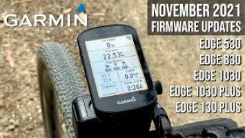 Garmin EDGE 530/830/1030/1030 Plus Firmware Updates [November 2021]