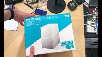 WD My Cloud Home Duo Unboxing and Drive Swap Demo