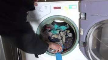 Review and Demonstration of Hotpoint Aqualtis Washer dryer AQM8F49U 8kg wash 6kg dry