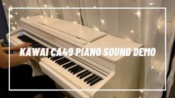 Kawai CA49 SK & EX Sound Demo (No Talking)