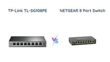 TP-Link TL-SG108PE vs NETGEAR GS308EP | PoE Switch Comparison