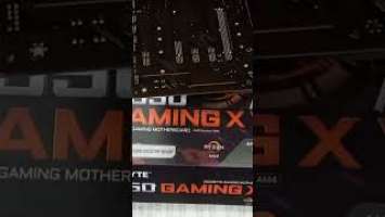 #gigabyte B550 Gaming X V2  AM4 PlatformUNBOXING #short