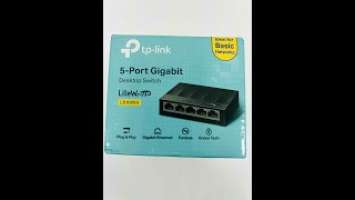 Switch TP-Link LS1005G. 5-портовый гигабитный настольный коммутатор