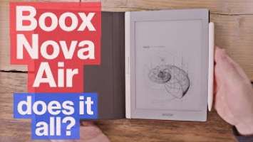 Onyx Boox Nova Air - Can a 7.8" E-ink Tablet do it all?  My first thoughts.
