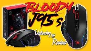 A4tech BLOODY J95s Gaming Mouse Unboxing | Best Budget Drag Clicking Gaming Mouse | IN URDU/HINDI