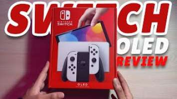 NEW Nintendo Switch OLED Unboxing and Gameplay  | OLED Model First Impressions + Review