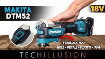 DAS BESTE 18V MULTITOOL VON MAKITA?! - Makita Akku Multifunktionswerkzeug DTM52Z - Review & Test