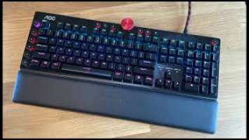 AOC Agon AGK700 Gaming Keyboard Review