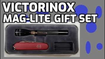 Victorinox Recruit II and Mini Maglite Flashlight Gift Set Unboxing and Review