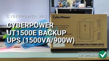 CyberPower UT1500E Backup UPS (Unboxing, Quitck Test, Disassembly & Experience.)