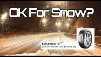 Continental EcoContact 6 Tyre Review - Snow