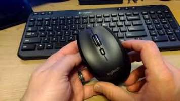 Logitech Unifying M705 Marathon Mouse Unboxing and Review