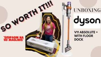 Unboxing DYSON V11 ABSOLUTE + CORDLESS VACUUM CLEANER WITH FLOOR DOCK