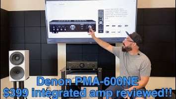 Denon PMA-600NE Integrated Amplifier Review (Thank you to all subscribers, comments, and viewers).