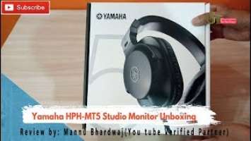 YAMAHA HPH-MT5 professional Studio Monitor Headphone Black unboxing  | Best studio monitor HPH-MT5