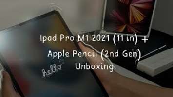 ▪️ 11” ipad pro 2021 + apple pencil (2nd gen) unboxing ▪️ philippines