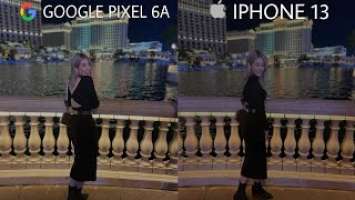 Google Pixel 6A VS Iphone 13| NIGHT MODE Camera Test