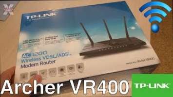 AC1200 Wireless VDSL/ADSL Modem Router Archer VR400