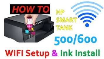 1-800-571-4128 How to Setup WiFi on HP Tank 500, 600 Printer Using 123.hp.com/setup