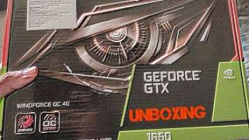 [Unboxing & Installation] GeForce® GTX 1650 D6 WINDFORCE OC 4G (rev. 1.0) || Full Masti.