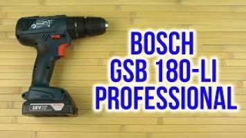 Распаковка Bosch Professional GSB 180-LI 06019F8300