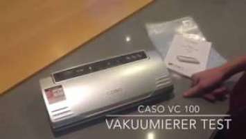 CASO VC 100 Vakuumierer Test - Praxistest