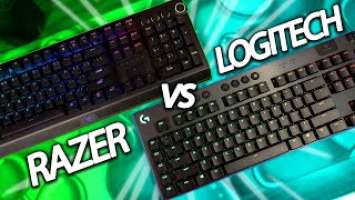 Logitech G915 Lightspeed vs Razer Blackwidow V3 Pro Wireless Keyboard Comparison