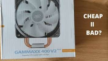 Good Cheap CPU Cooler? Budget CPU Cooler (Deepcool Gammaxx 400 v2 Review)