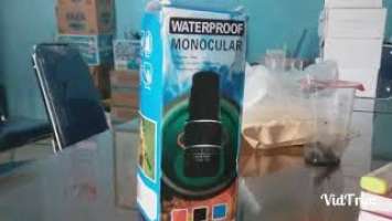 Unboxing review teropong monocular bushnell 16 x 52