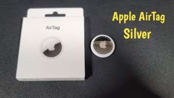 Apple AirTag (Silver) Unboxing and Setup