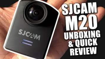 SJCAM M20 UNBOXING and QUICK / HONEST Review