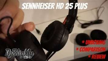 SENNHEISER HD25 PLUS // UNBOXING // COMPARISON // REVIEW