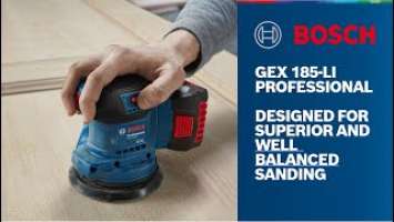 Bosch GEX 185-LI Professional Random Orbit Sander