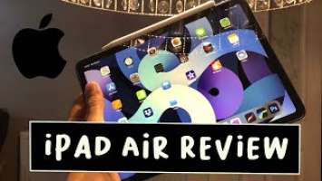  an aesthetic review of the iPad Air 2020 in sky blue  | student’s version | ahmed k raja
